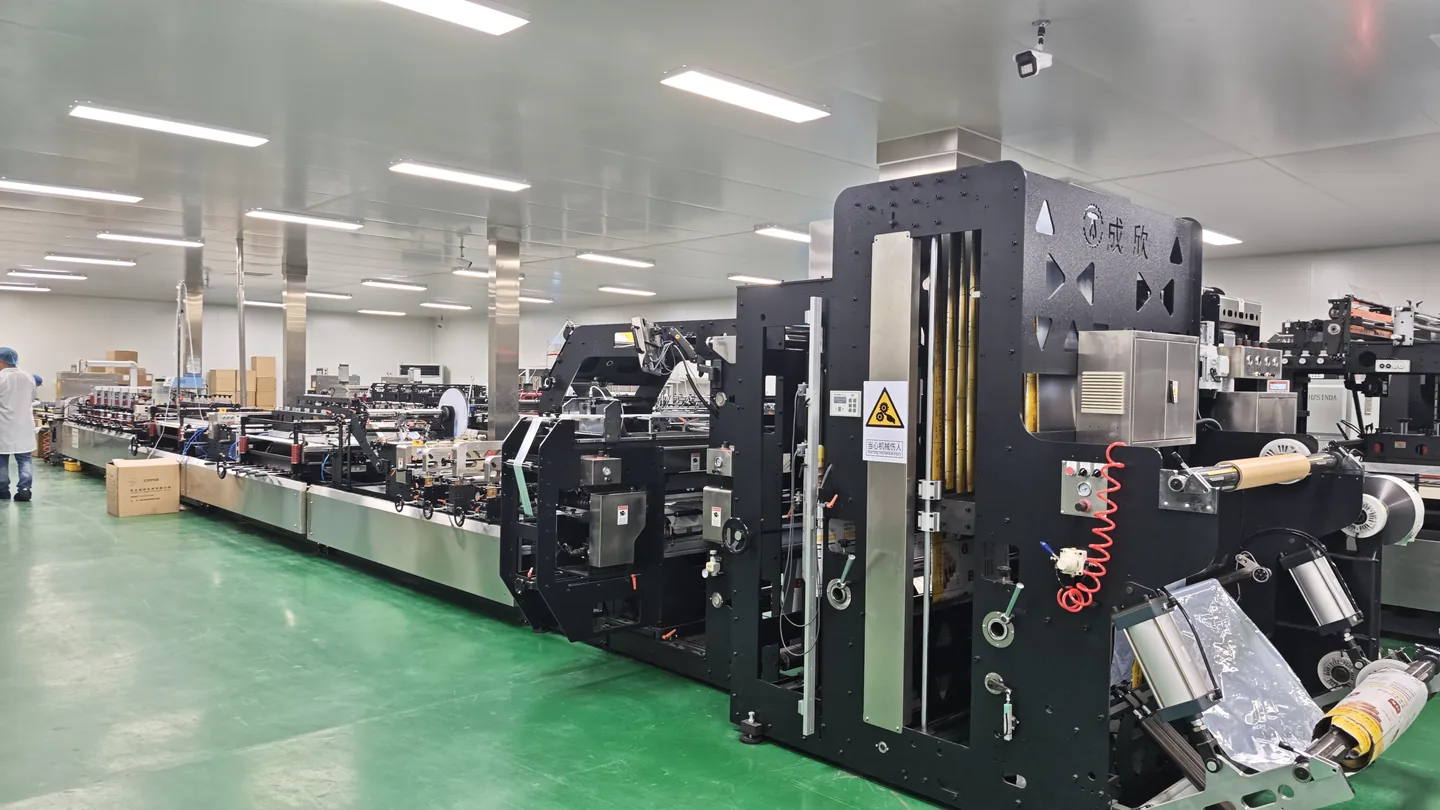Bag-making equipment converting film into pouch formats